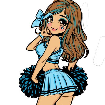 realistic cheerleader