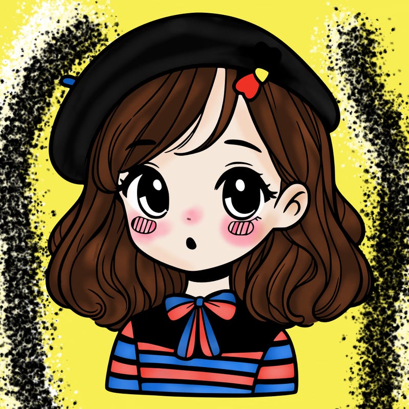 french cute realistic girl