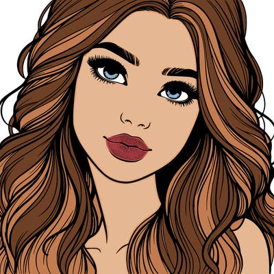 beautiful realistic girl