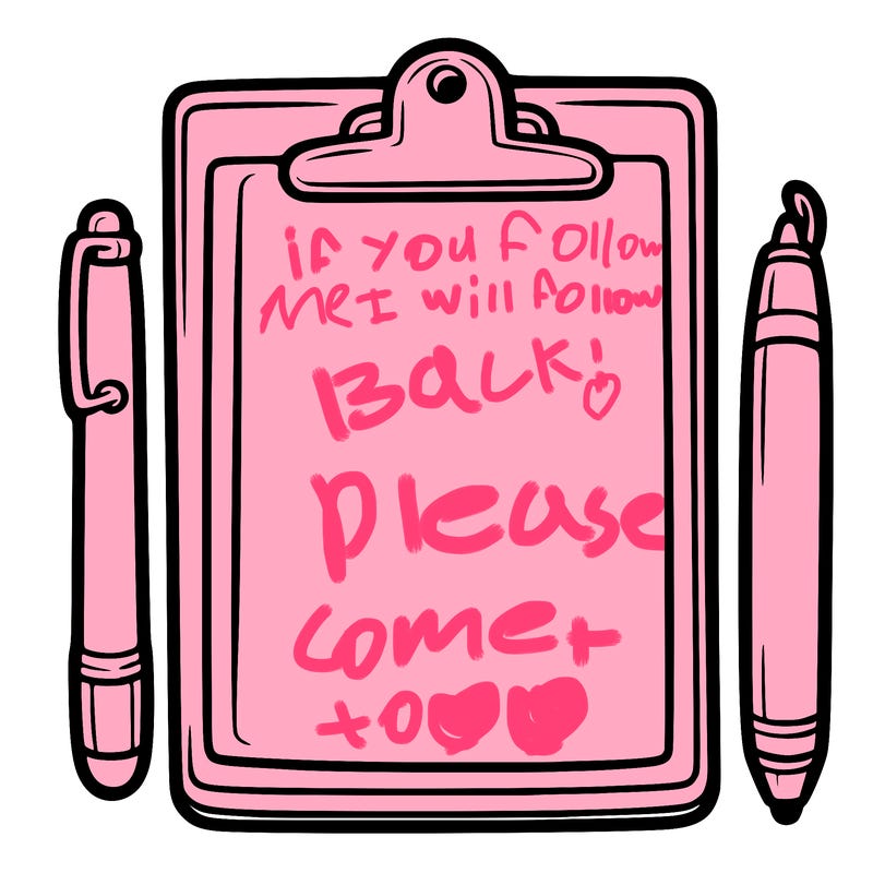 blank clip board with pen