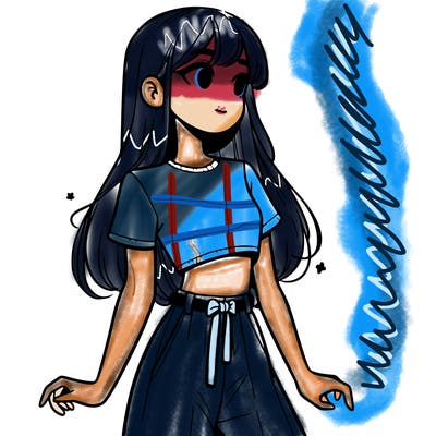 girl in a cute crop top