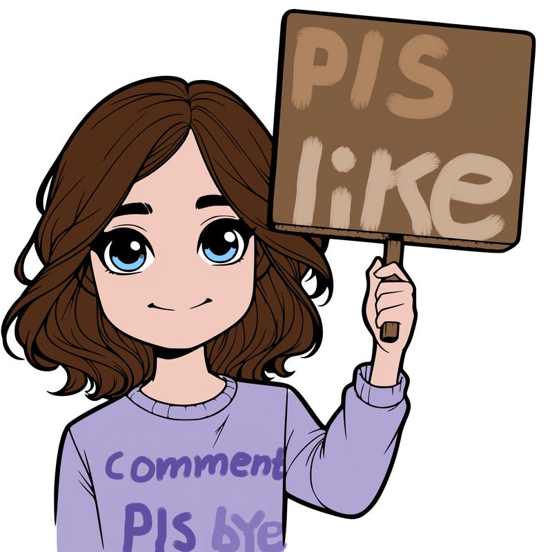 realistic girl holding up a sign