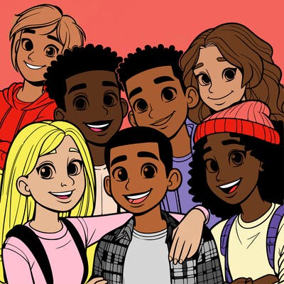 a mixed friend group