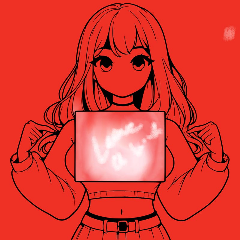 girl holding a blank sign in a long sleeve crop top