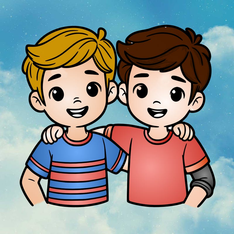 two boys that are best friends