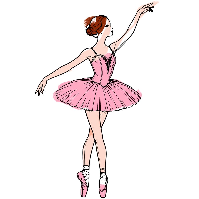 realistic ballerina