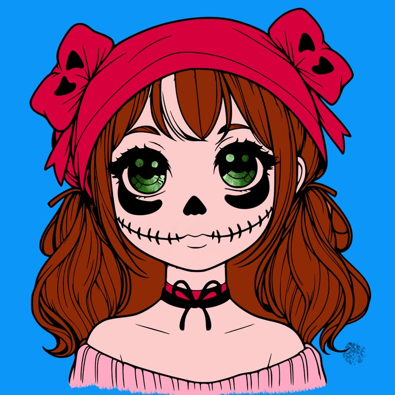 realistic girl halloween