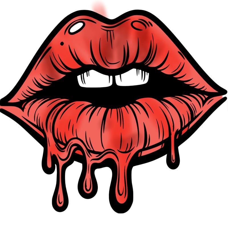lips that look realistic and drip