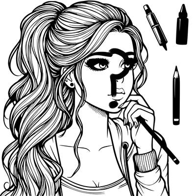 realistic teenage pretty