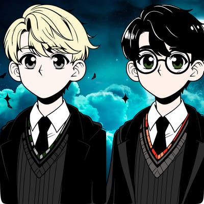 draco  malfoy and harry potter