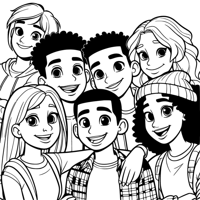 a mixed friend group