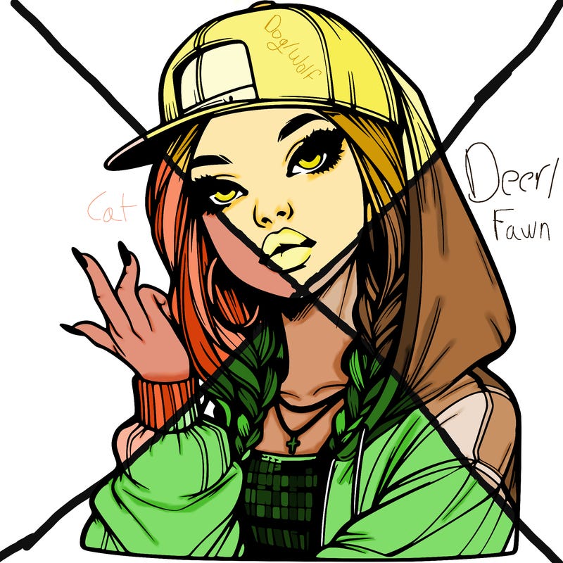 realistic hip hop girl