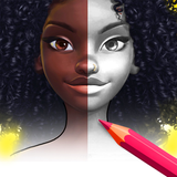 Black Coloring Book・Color Noir - App Icon