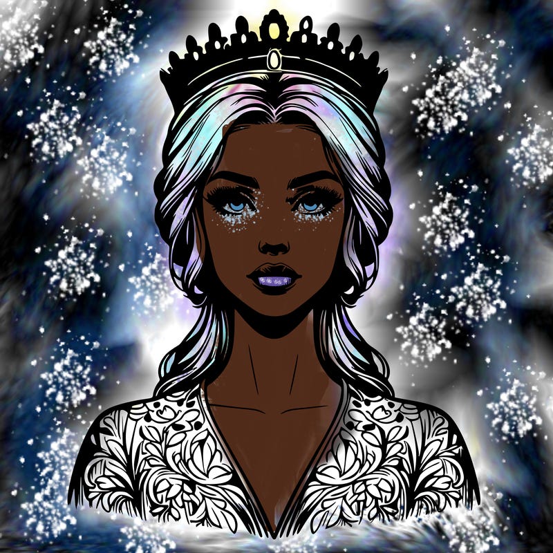 realistic beautiful queen