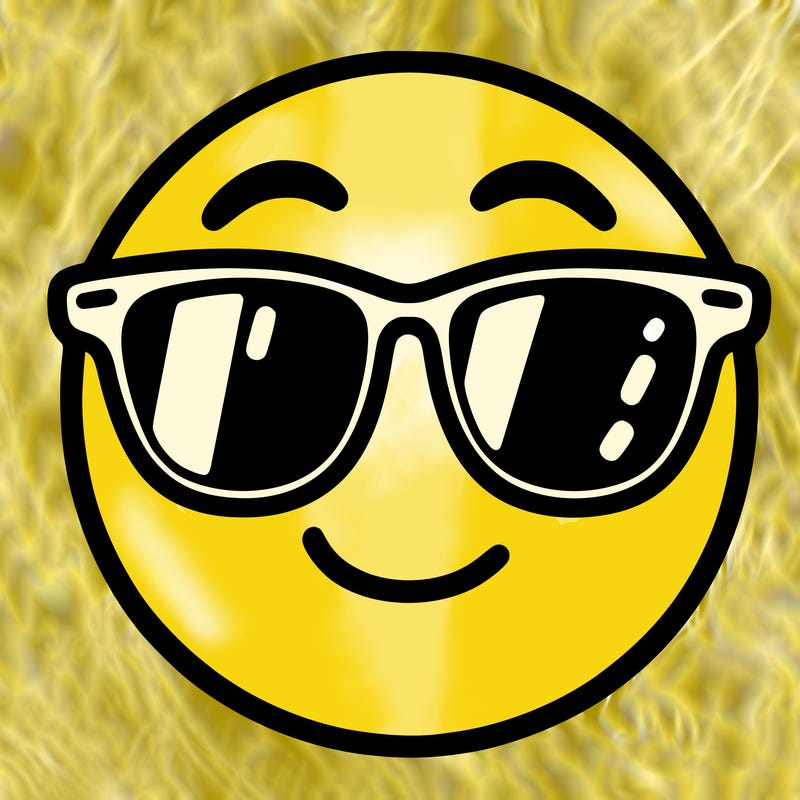 emoji with sunglasses
