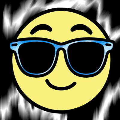 emoji with sunglasses