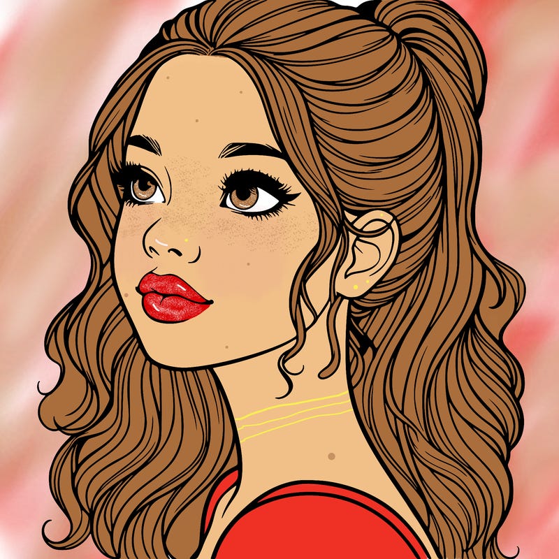 beautiful realistic girl