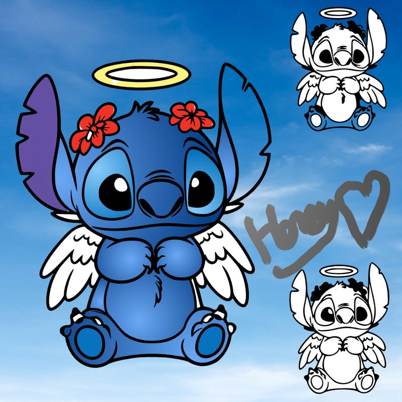 stitch and angel
