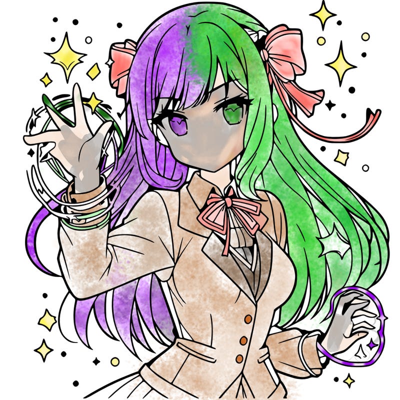 super realistic girl anime character with magic powers