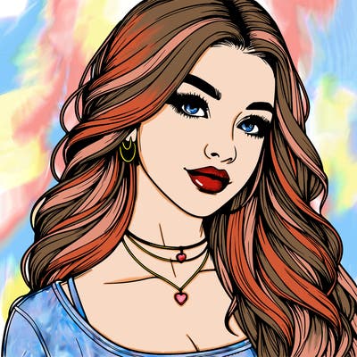 detailed realistic girl