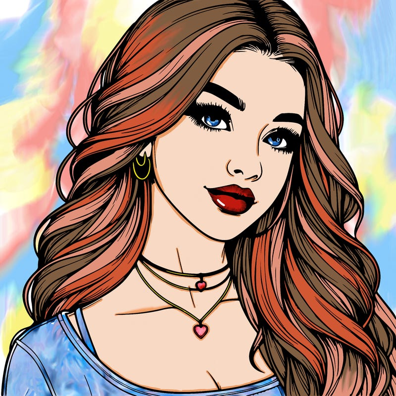 detailed realistic girl