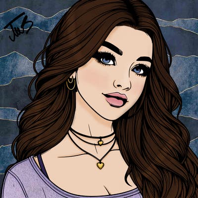 detailed realistic girl