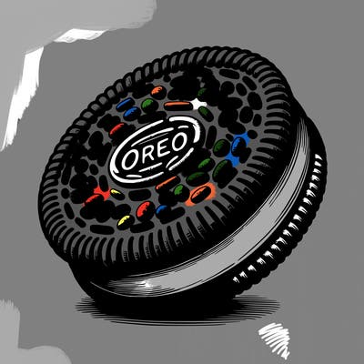 realistic oreo