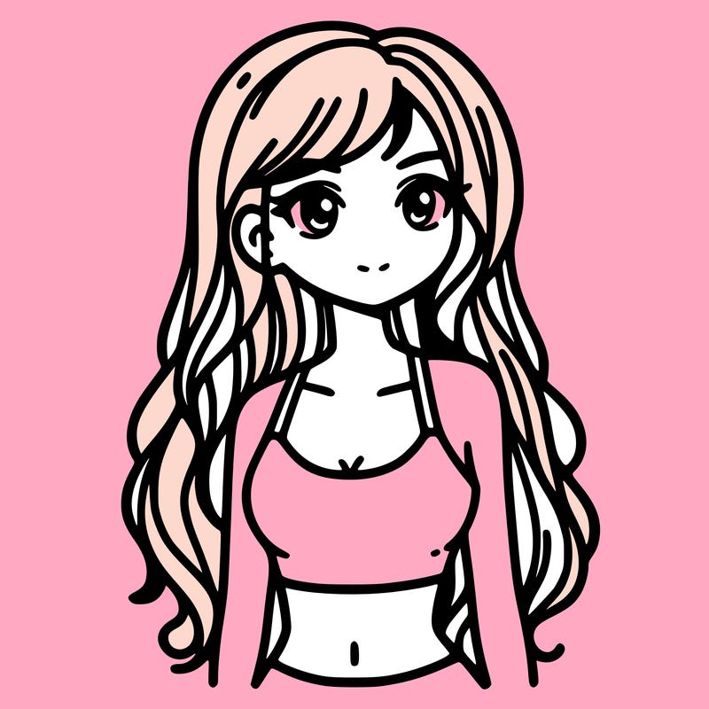 girl with crop top