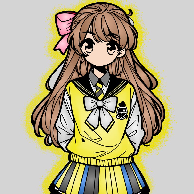 preppy anime girl