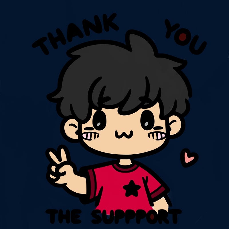 thank you for the support