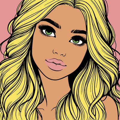 beautiful realistic girl