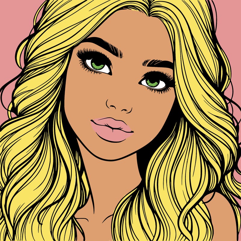 beautiful realistic girl