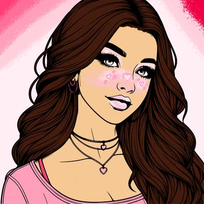 detailed realistic girl