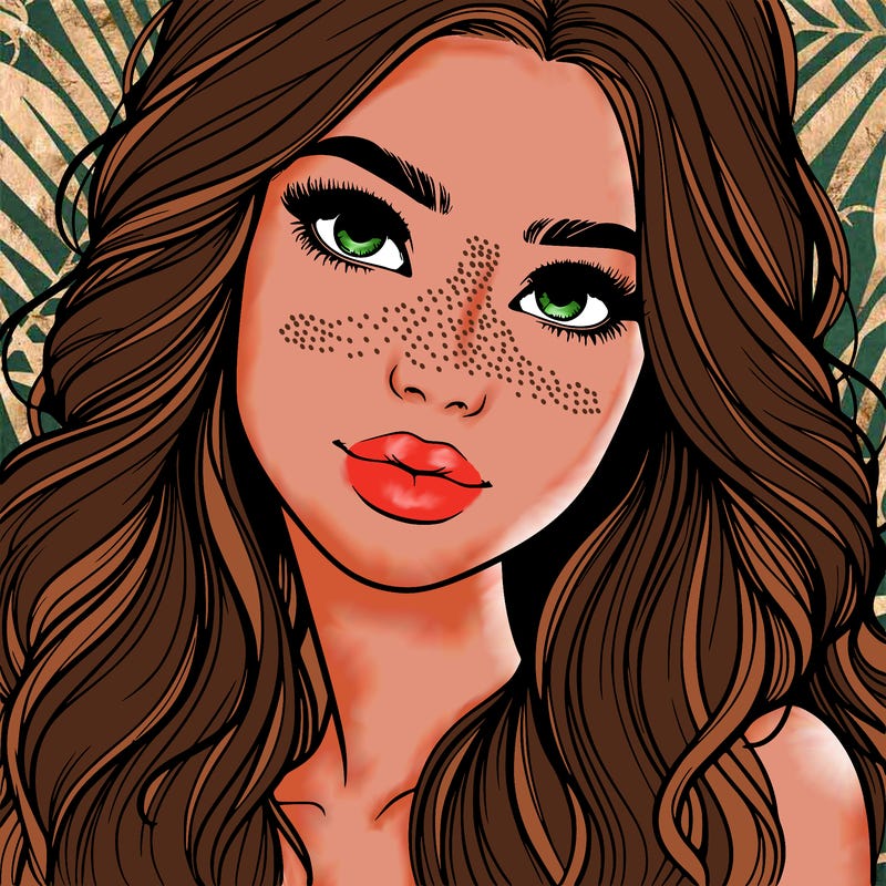 beautiful realistic girl