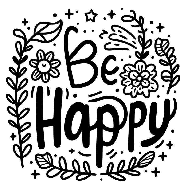 be happy words