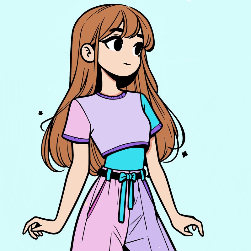 girl in a cute crop top