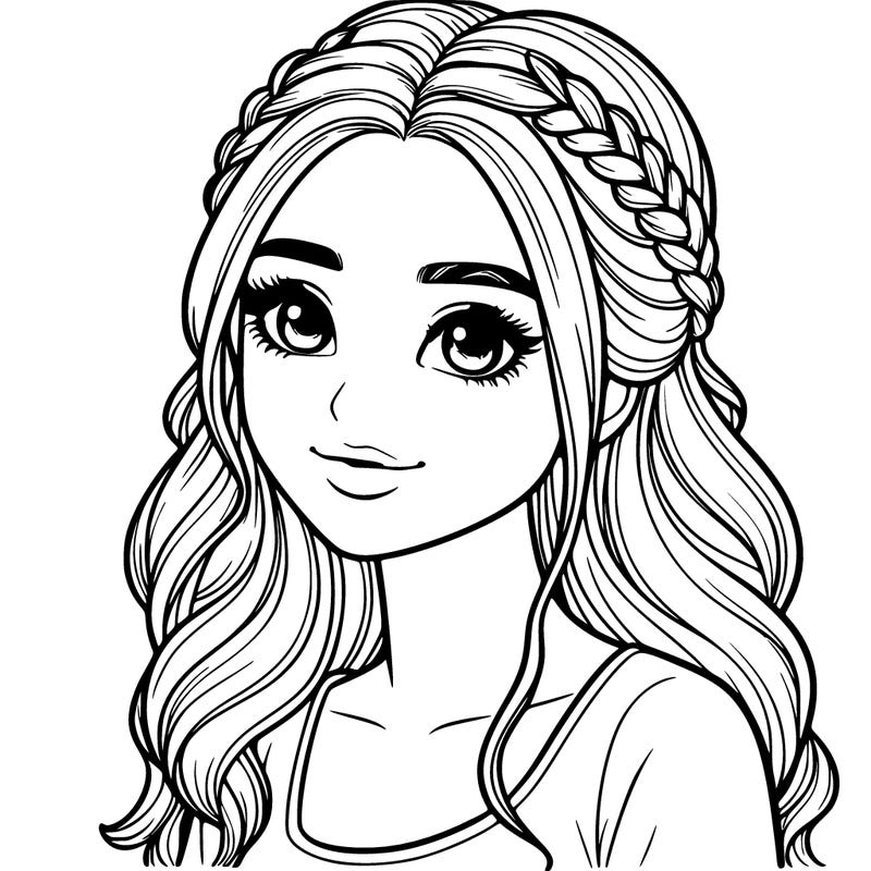 realistic pretty girl