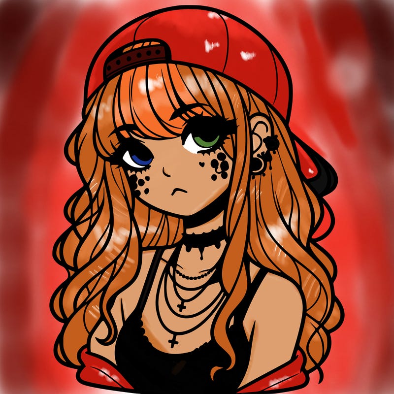 scene girl aesthetic