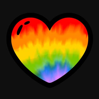 a blank heart