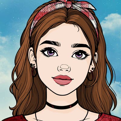 realistic teenage girl