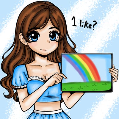 realistic pretty girl holding blank sign