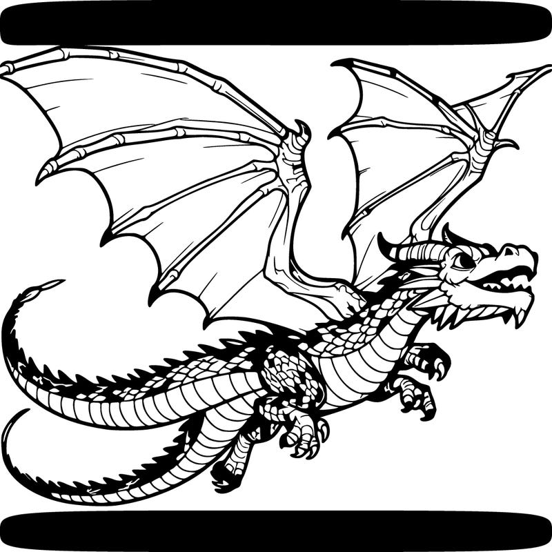 dragon flying