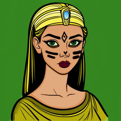 realistic egyptian woman