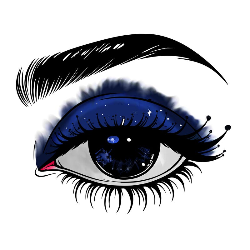 eye closed realistic