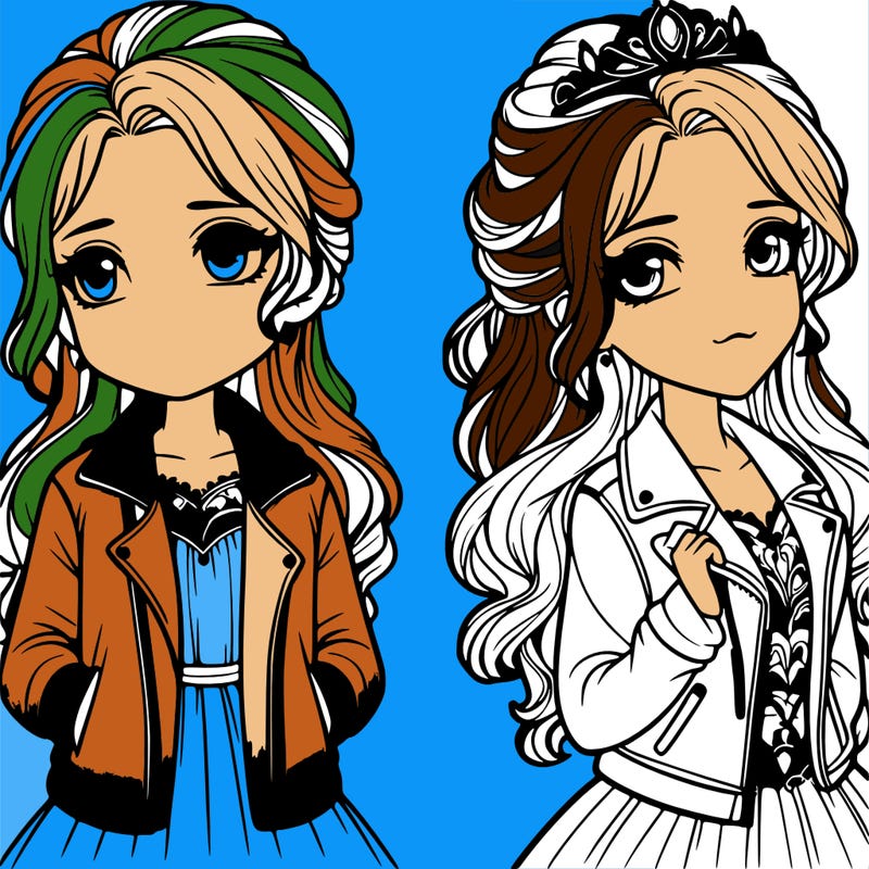 a princess with a jacket realistic