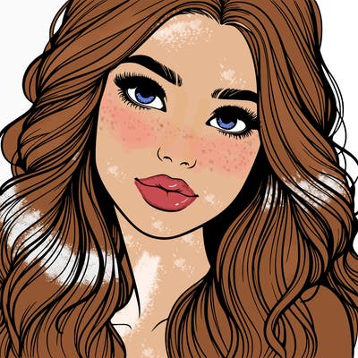 beautiful realistic girl