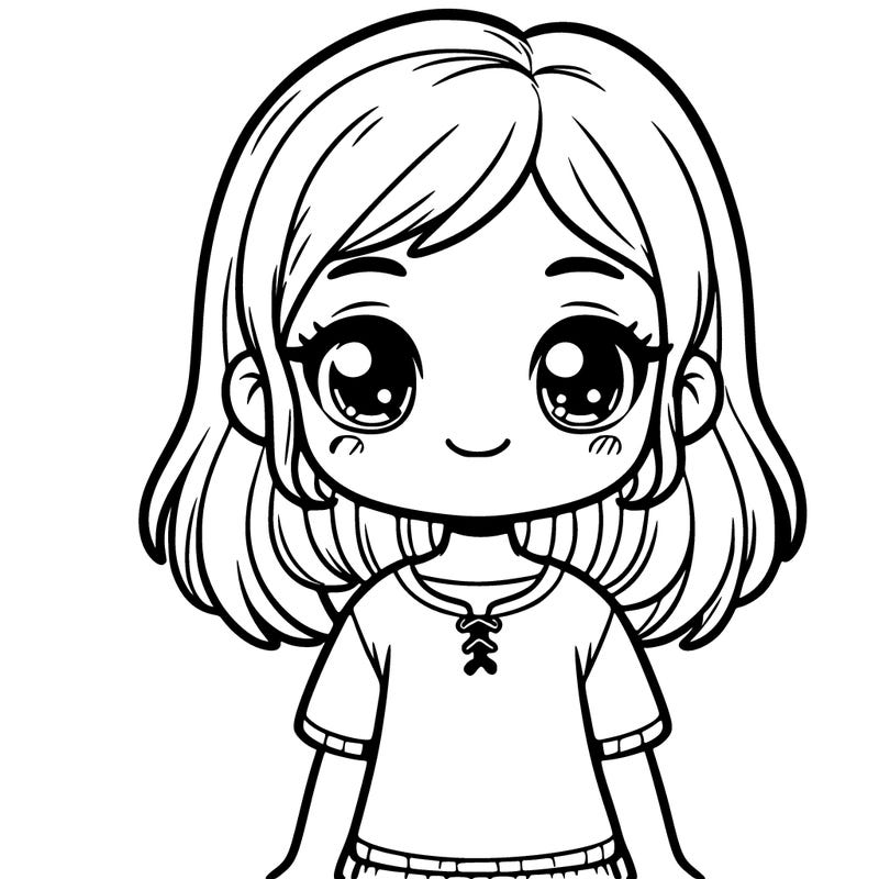 a normal cute 7 year old girl