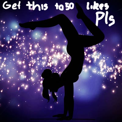 a woman doing a handstand