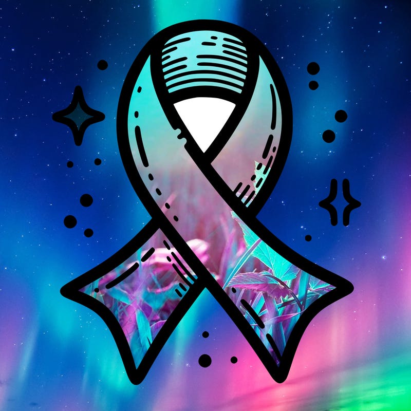 ribbon symbol of national breast cancer awareness month