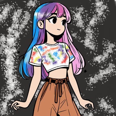 girl in a cute crop top